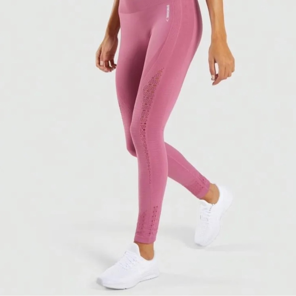 Gymshark Dusty Pink Energy Seamless Leggings